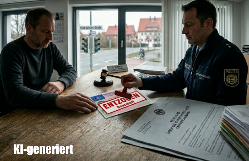 Zu schnell gefahren? Fuehrerscheinentzug?